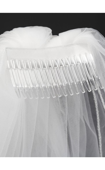 Two-tier Pencil Edge Waltz Bridal Veils