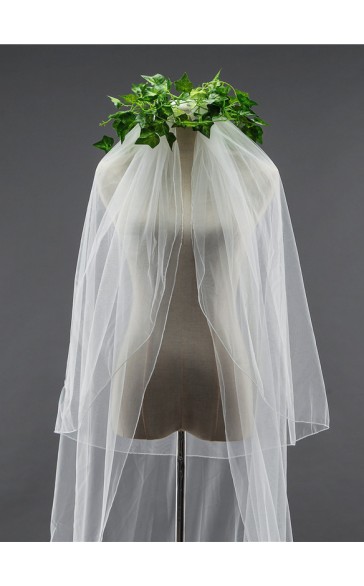 Two-tier Cut Edge Cathedral Bridal Veils