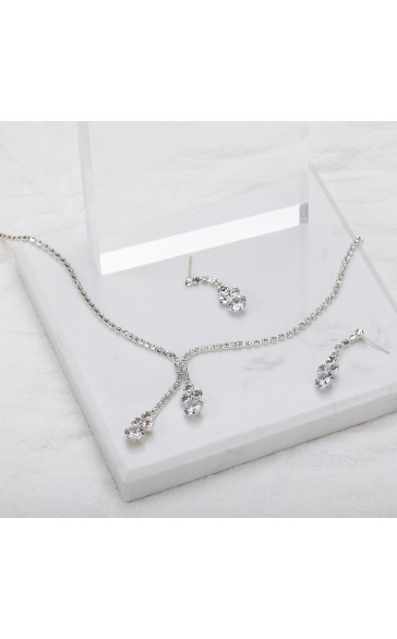 Ladies' Vintage Alloy With Irregular Rhinestone Jewelry Sets