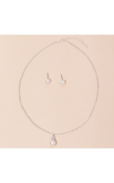 Ladies' Elegant Alloy With Irregular Cubic Zirconia Jewelry Sets