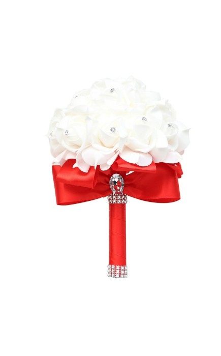 Round Foam Bridal Bouquets (Sold in a single piece) -