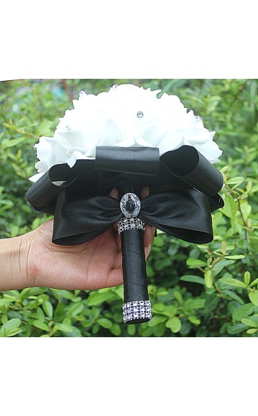 Round Foam Bridal Bouquets (Sold in a single piece) -