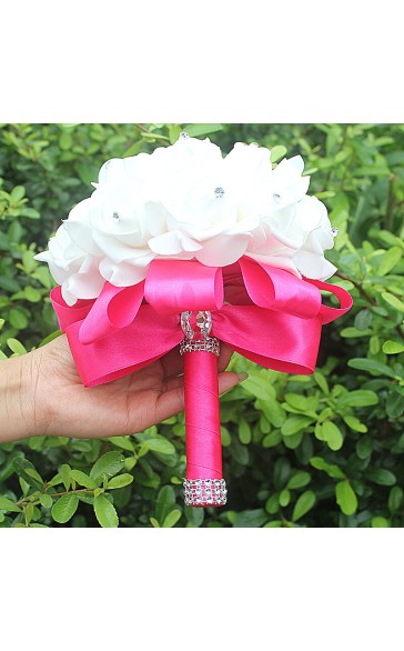 Round Foam Bridal Bouquets (Sold in a single piece) -