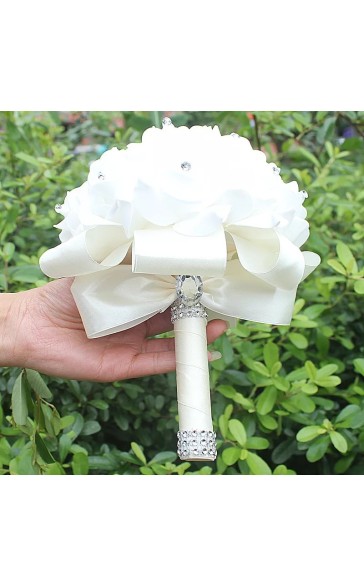 Round Foam Bridal Bouquets (Sold in a single piece) -