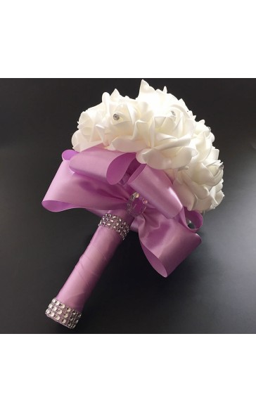 Round Foam Bridal Bouquets (Sold in a single piece) -