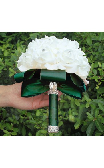 Round Foam Bridal Bouquets (Sold in a single piece) -