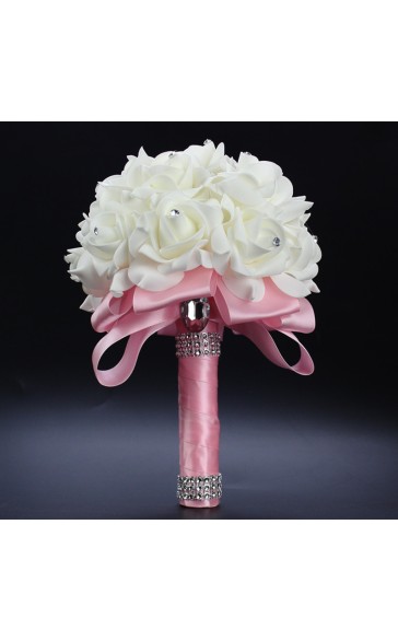 Round Foam Bridal Bouquets (Sold in a single piece) -