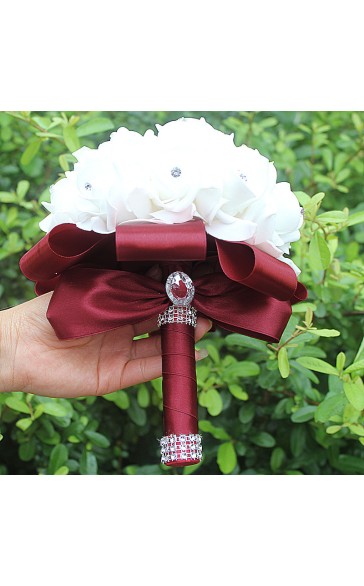 Round Foam Bridal Bouquets (Sold in a single piece) -