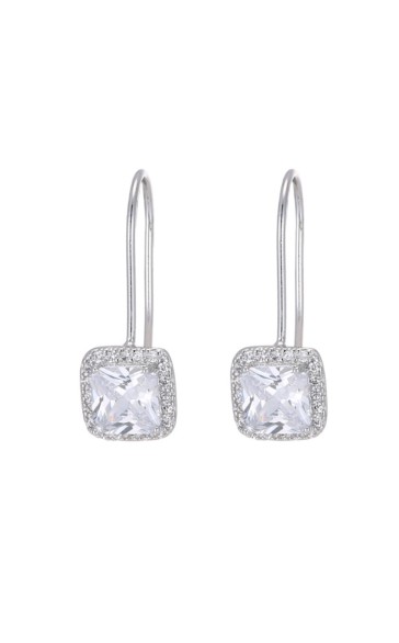 Unique Alloy With Irregular Cubic Zirconia Earrings