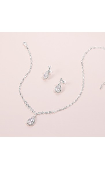 Ladies' Gorgeous Alloy With Irregular Rhinestone Jewelry Sets