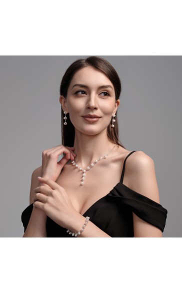 Ladies' Alloy With Irregular Rhinestone Jewelry Sets