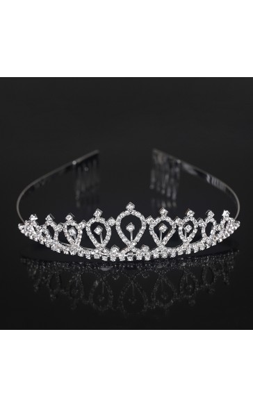 Headpiece/Crowns & Tiaras Elegant Ladies With Rhinestone (Sold in single piece)