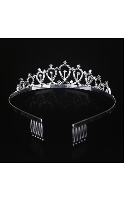 Headpiece/Crowns & Tiaras Elegant Ladies With Rhinestone (Sold in single piece)