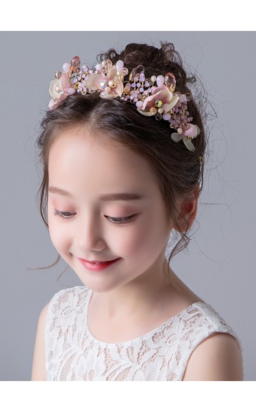 Alloy With Flower/Sequin Headbands