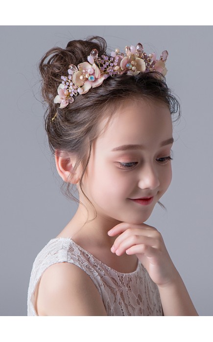 Alloy With Flower/Sequin Headbands