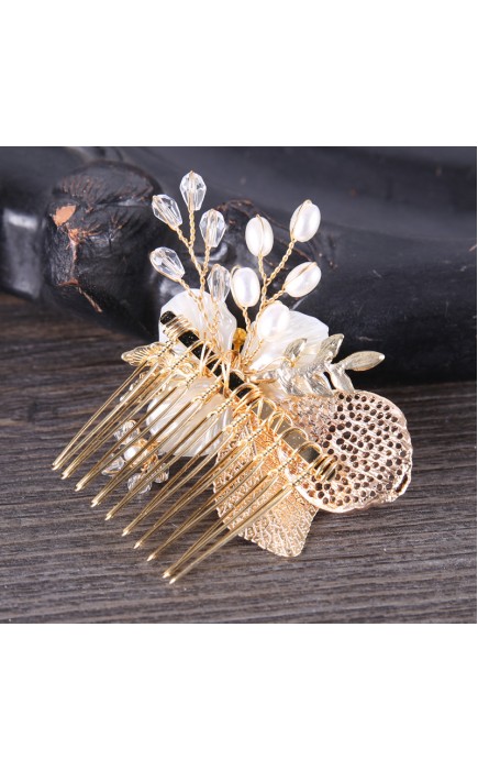 Combs & Barrettes/Headpiece Classic With Venetian Pearl