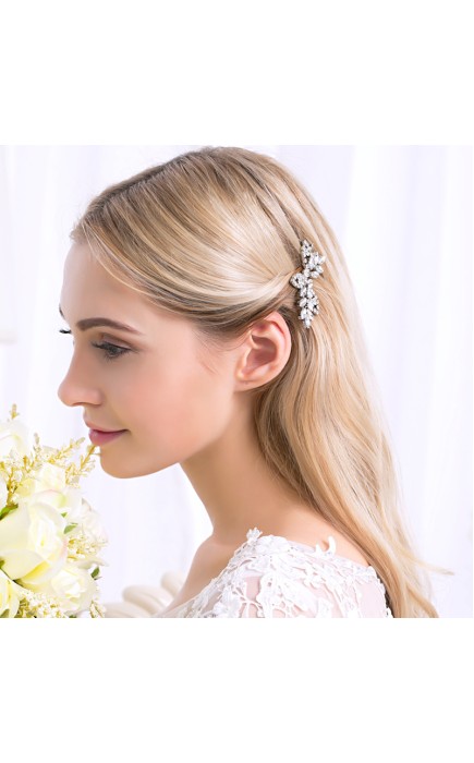 Combs & Barrettes/Headpiece Nice With Rhinestone