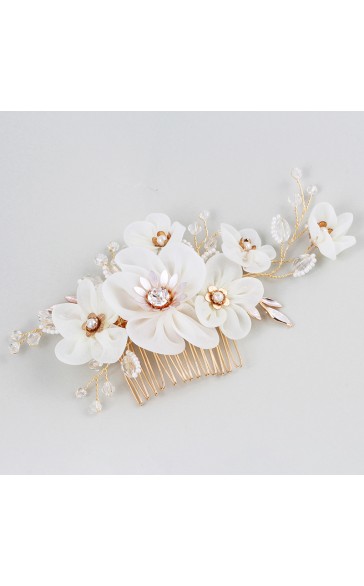 Combs & Barrettes/Headpiece Classic With Rhinestone (Sold in single piece)