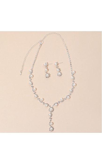 Ladies' Elegant Alloy With Irregular Rhinestone Jewelry Sets