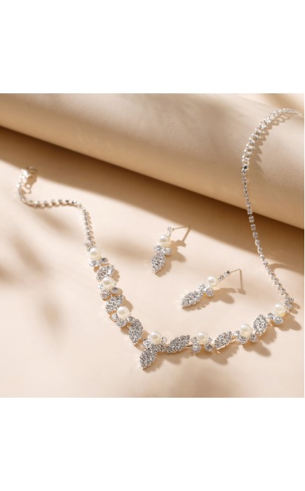 Ladies' Charming Alloy With Irregular Rhinestone Jewelry Sets