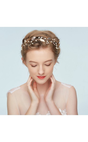 Headpiece/Headbands Special With Rhinestone/Venetian Pearl (Sold in single piece)