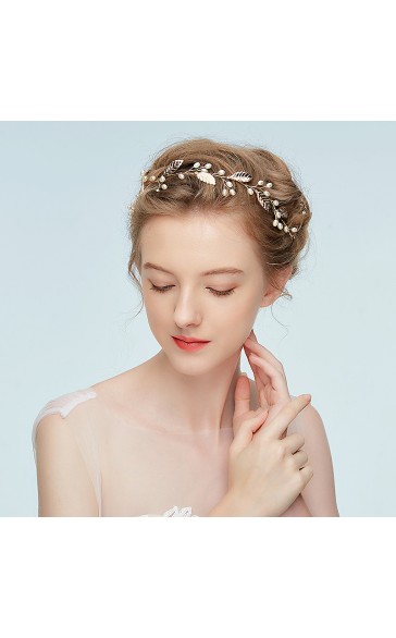 Headpiece/Headbands Special With Rhinestone/Venetian Pearl (Sold in single piece)