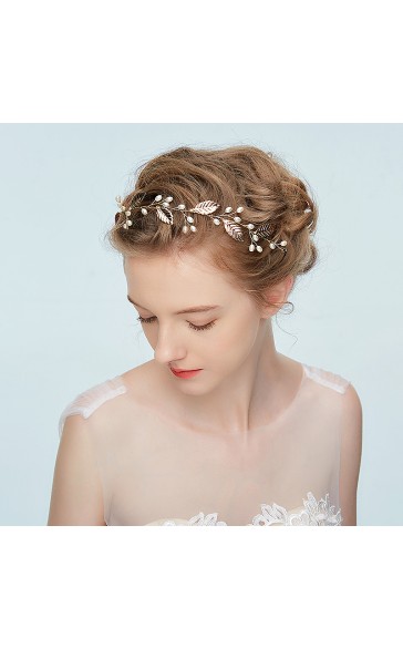 Headpiece/Headbands Special With Rhinestone/Venetian Pearl (Sold in single piece)