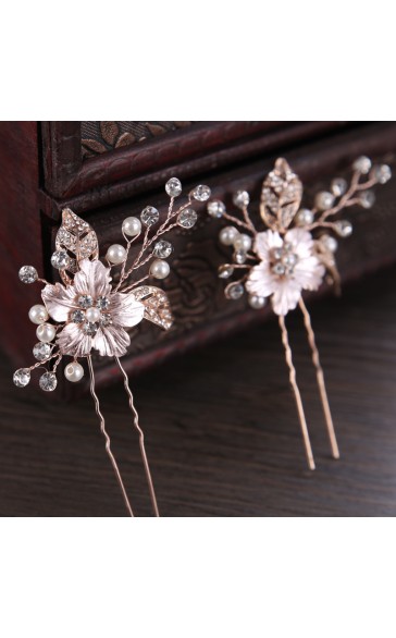 Hairpins/Headpiece Pretty Ladies (Sold in single piece)