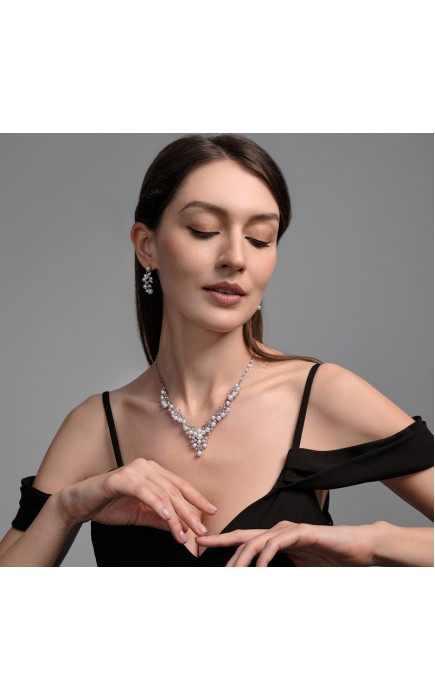 Ladies' Alloy With Irregular Pearl/Rhinestone Jewelry Sets