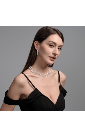 Gorgeous Alloy With Irregular Pearl Jewelry Sets