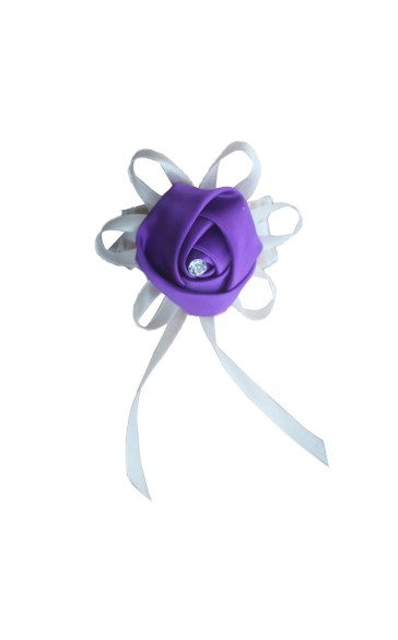 Free-Form Satin Wrist Corsage (Sold in a single piece) -