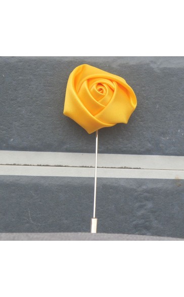 Romantic Free-Form Satin Boutonniere (Sold in a single piece) -