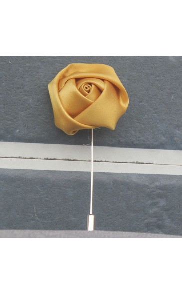 Romantic Free-Form Satin Boutonniere (Sold in a single piece) -