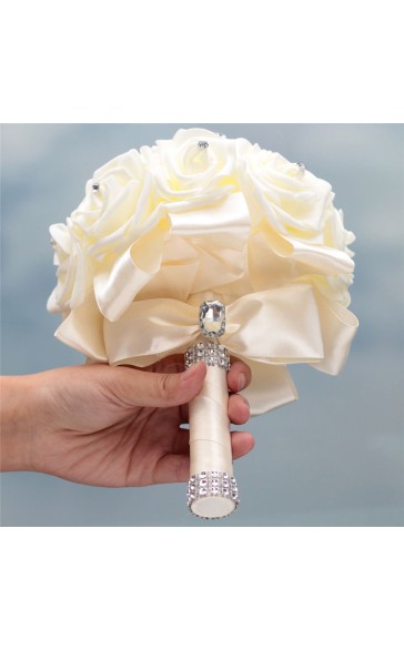 Round Foam Bridal Bouquets (Sold in a single piece) - Bridal Bouquets