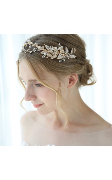 Headpiece/Headbands Classic With Rhinestone (Sold in single piece)