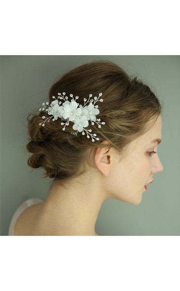 Combs & Barrettes/Headpiece Gorgeous With Rhinestone (Sold in single piece)