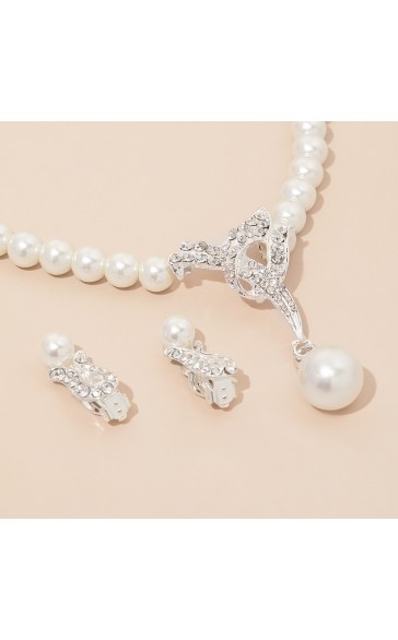 Hottest Alloy With Irregular Rhinestone Jewelry Sets