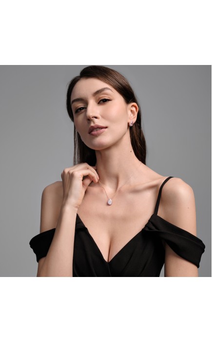 Ladies' Unique Alloy With Irregular Cubic Zirconia Jewelry Sets