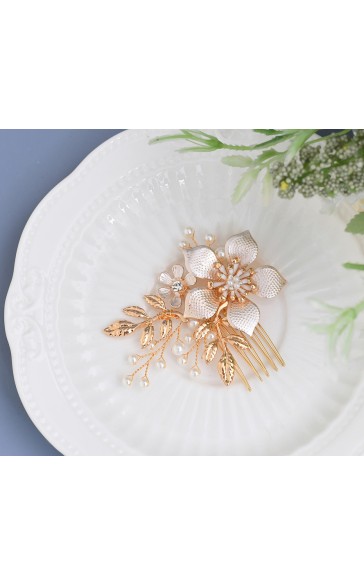 Combs & Barrettes/Headpiece Beautiful With Rhinestone/Pearl/Venetian Pearl/Crystal/Imitation Crystal (Sold in single piece)