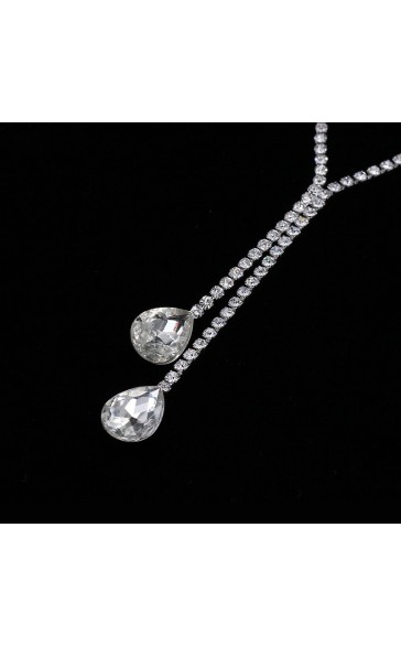 Ladies' Elegant Alloy With Irregular Cubic Zirconia Jewelry Sets