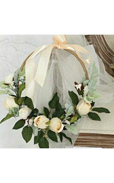 Classic Free-Form Silk Flower Decorations (Sold in a single piece) -