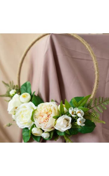 Classic Free-Form Silk Flower Bridesmaid Bouquets (Sold in a single piece) -