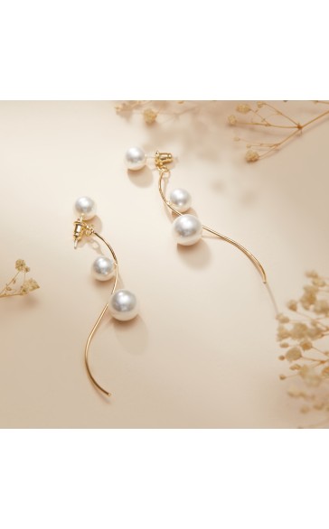 Classic Alloy With Irregular Cubic Zirconia Earrings