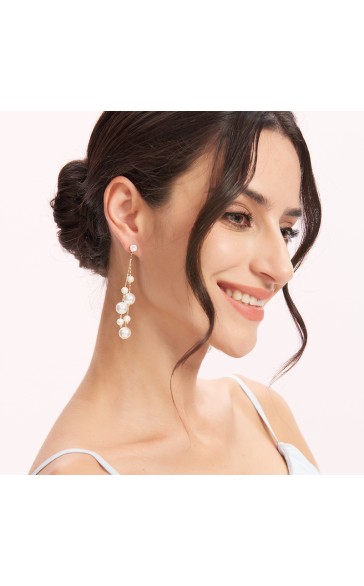 Elegant Alloy With Irregular Cubic Zirconia Earrings