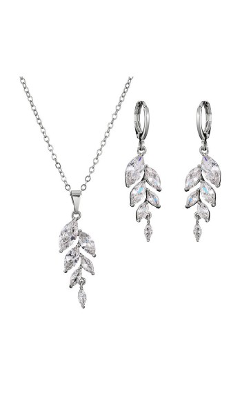 Ladies' Elegant Alloy With Irregular Cubic Zirconia Jewelry Sets