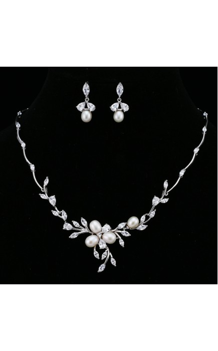 Ladies' Beautiful Alloy Jewelry Sets