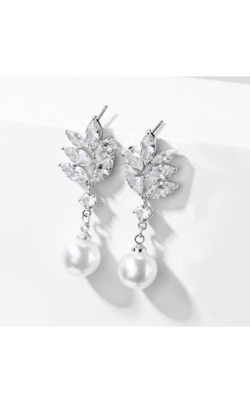 Ladies' Beautiful Alloy Earrings