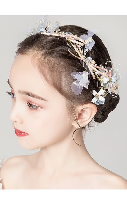 Flower Girl Alloy Headbands