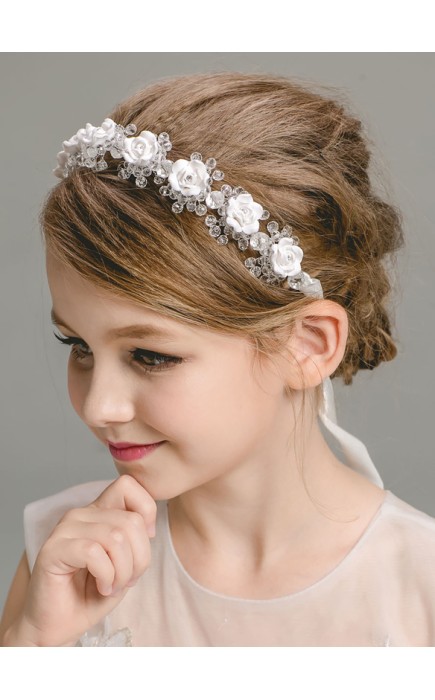 Flower Girl Alloy Headbands