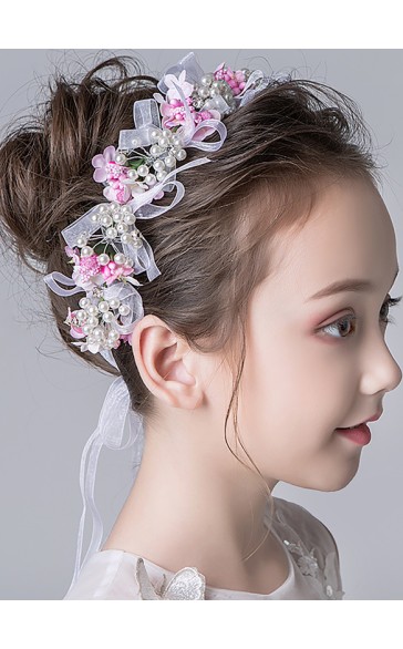 Flower Girl Alloy Headbands